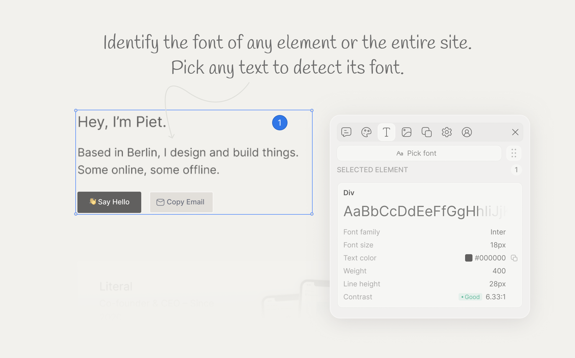Contexa - Pick Colors