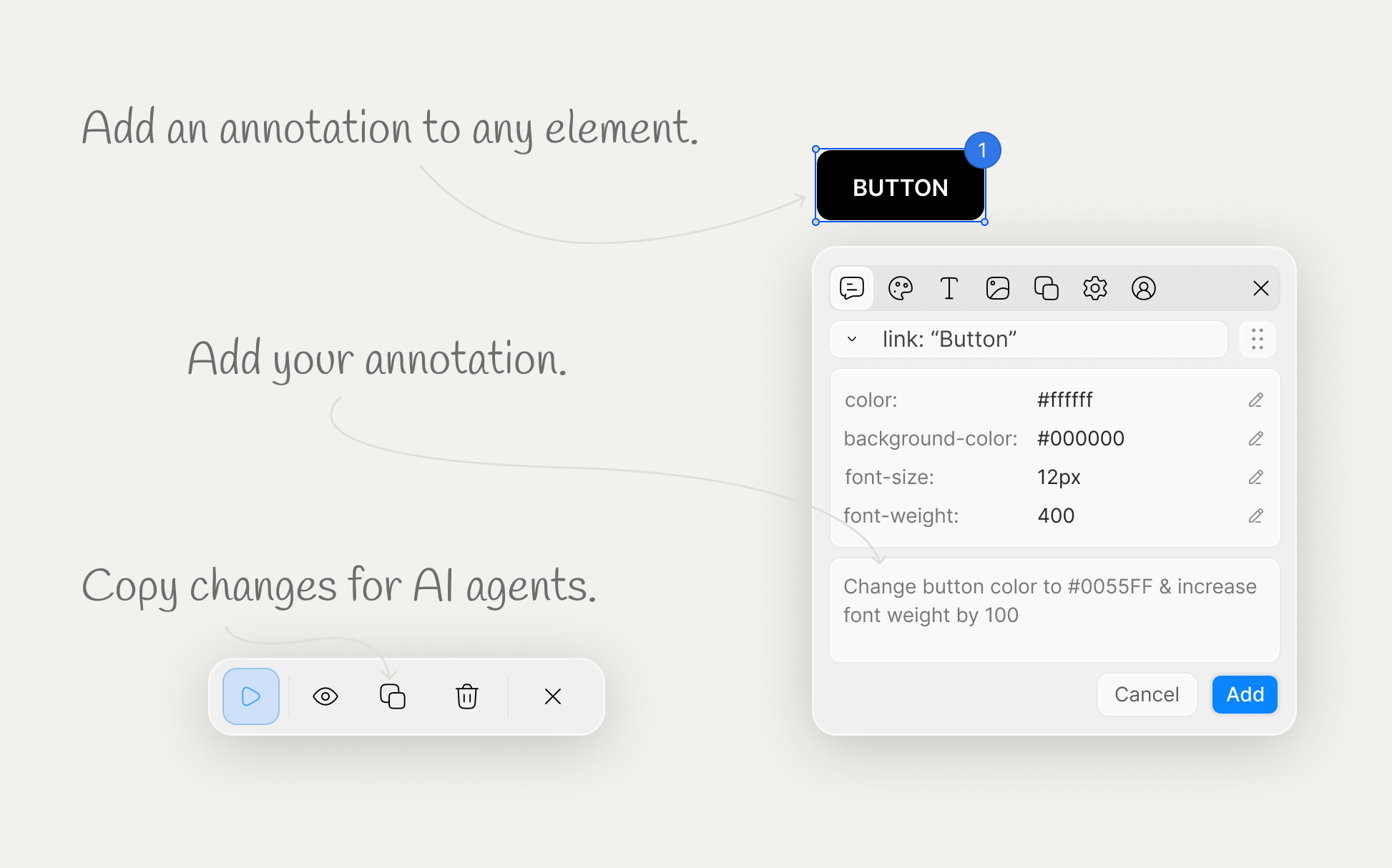 Contexa - Inspect and copy UI elements